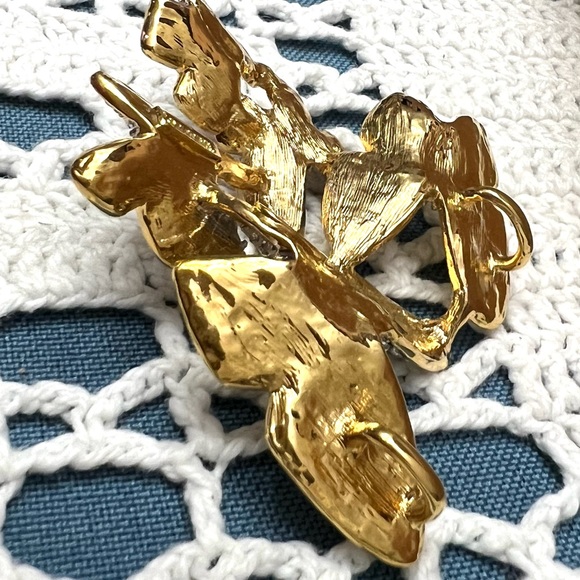 Nolan Miller 5 butterfly necklace slide 2 way EUC - Picture 9 of 9